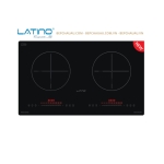 Bếp Từ Đôi Latino LT-I2D8066L Thái Lan – Kính Nano, Inverter, Booster, 2 Vùng Nấu 2400W