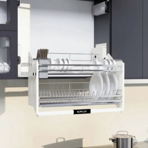 GIÁ BÁT ĐĨA NÂNG HẠ EUPLUS INOX 304
