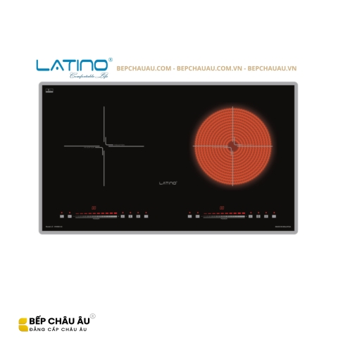 Bếp Điện Từ Latino LT-999MH.V2 Inverter – 1 Từ 1 Hồng Ngoại, Kính Platinum Ceramic, Nhập Khẩu Malaysia