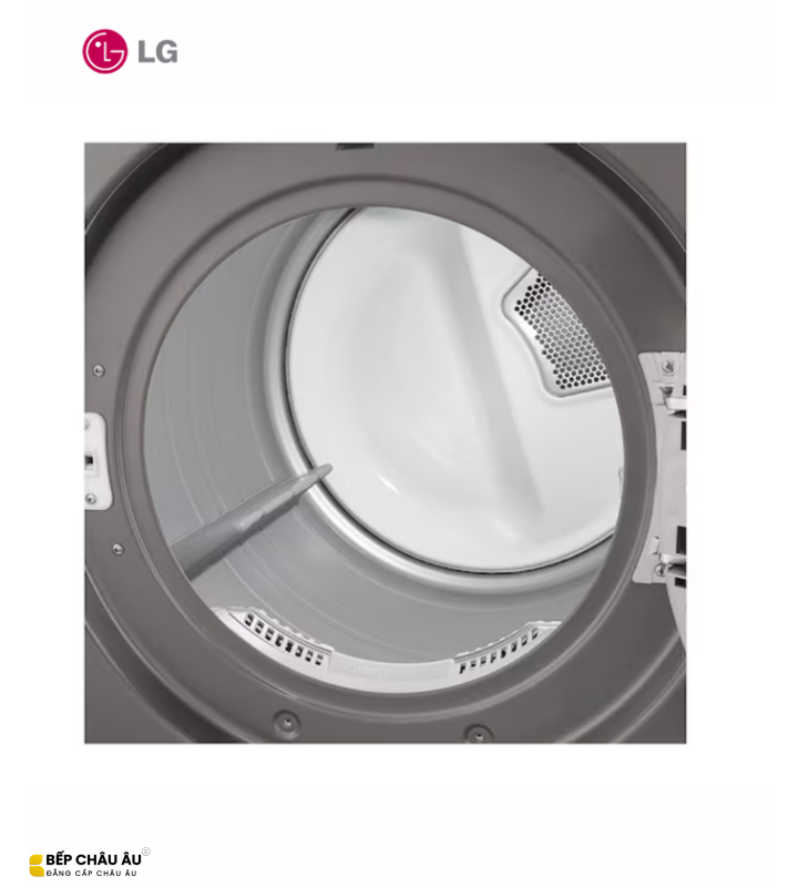 Máy Sấy Công Nghiệp LG CDG27RUQES Giant Coin 10kg – Sấy Điện Thông Khí, Cảm Biến Độ Ẩm, Quản Lý Wi-Fi