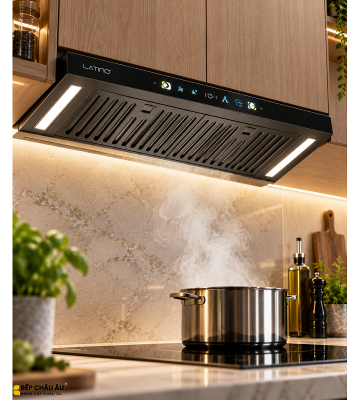 Máy Hút Mùi Latino LT-V.8 PURIO Âm Tủ 70cm – Điều Khiển Vẫy Tay Thông Minh