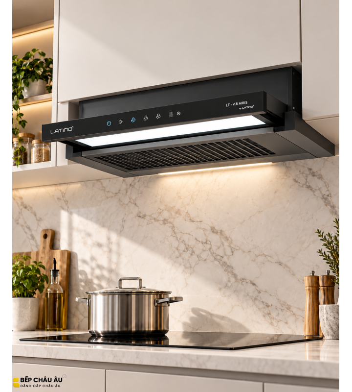 Máy Hút Mùi Latino LT-V.8 AIRIS Âm Tủ 70cm – Điều Khiển Vẫy Tay Thông Minh