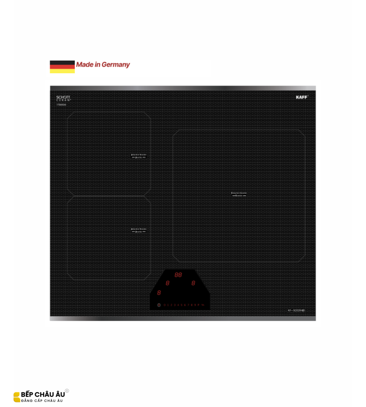 Bếp Từ KAFF KF-SQ520HID – 3 Vùng Nấu, Made in Germany