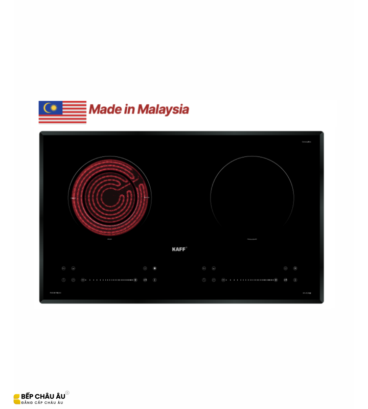 Bếp Điện Từ Kaff KF-FL101IC 1 Từ 1 Điện Inverter Malaysia – Mặt Kính Crystal, Booster 3200W