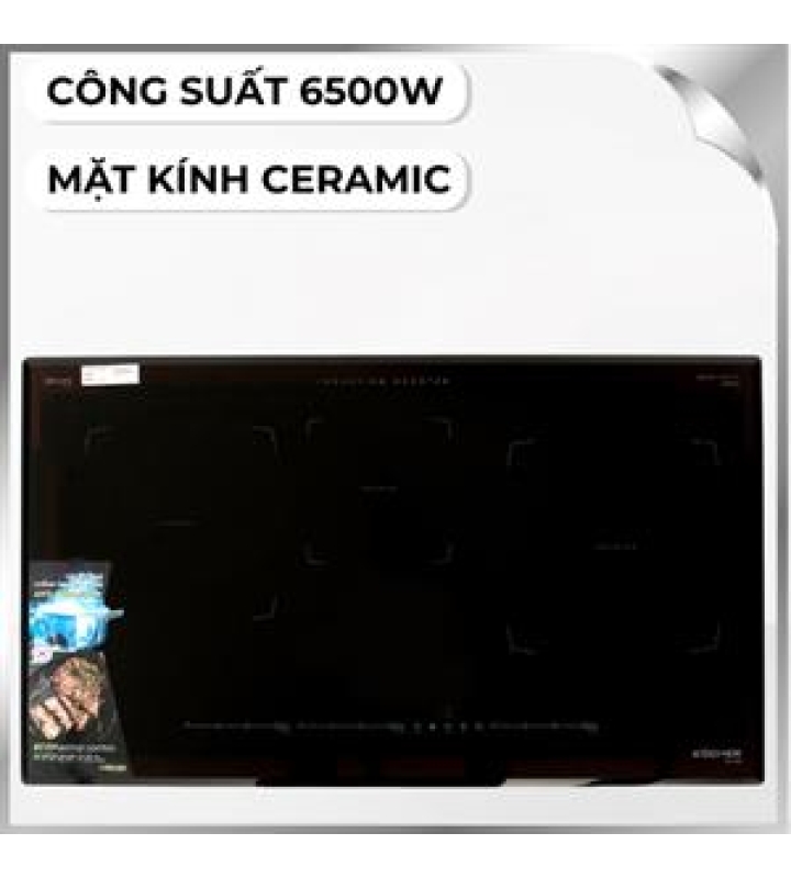 Bếp từ 3 vùng nấu âm Kocher DI-355 6500W