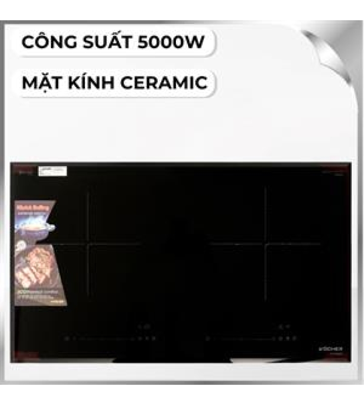 Bếp từ đôi âm Kocher DI-332 Pro 5000W