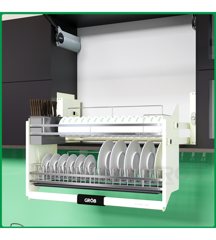 GIÁ BÁT NÂNG HẠ NAN DẸT INOX 304 GV304 ( C1.12 )